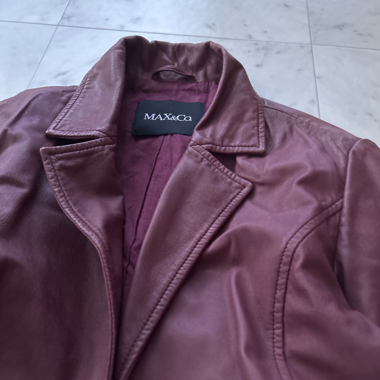 ジャケット ボルドー