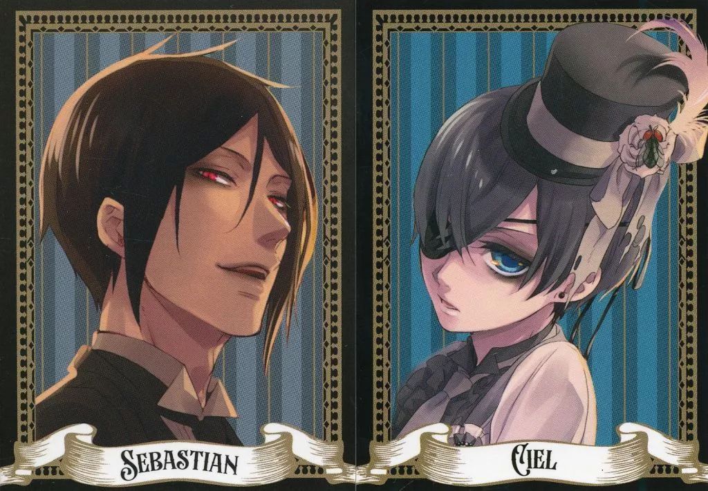 黒執事　ビタラビカフェ 購入特典 フォトカード　コンプリート2セット　非売品 キャラカード 全2種セット フォトカード 「黒執事Black Label ビター