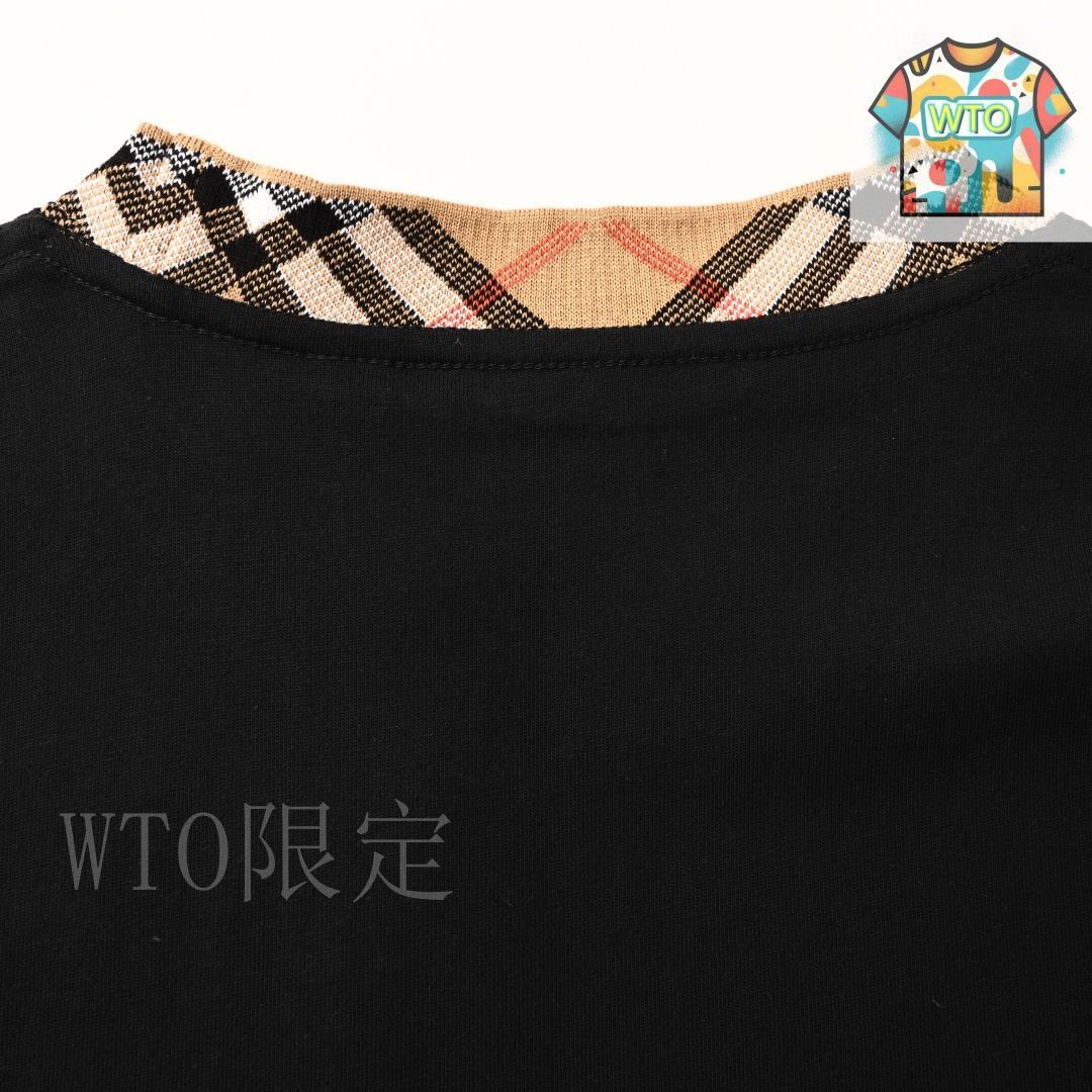 正規店買付【Burberry】EKD プリント ジャージー Tシャツ BURBERRY バーバリー EKD コットントップ 長袖Tシャツ