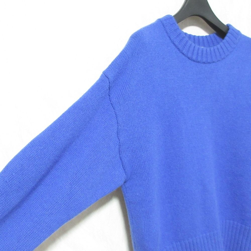 美品 green label relaxing グリーンレーベルリラクシング 結論シリーズ スタイルマスターニット セーター 3613-119-2568 36 ブルー レディース 古着 中古 美品 green label relaxing グリーンレーベルリラクシング 結論