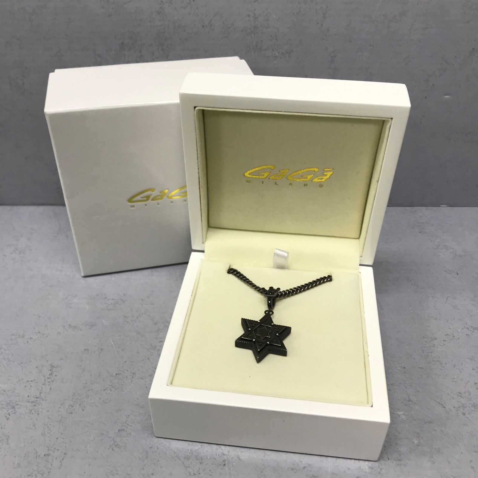 GaGa MILANO ガガミラノ ネックレス シルバー 925 六芒星 - メルカリ