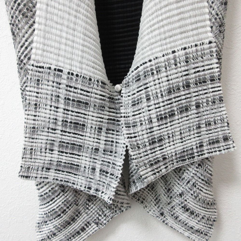 美品 ISSEY MIYAKE イッセイミヤケ ショートスリーブ プリーツ