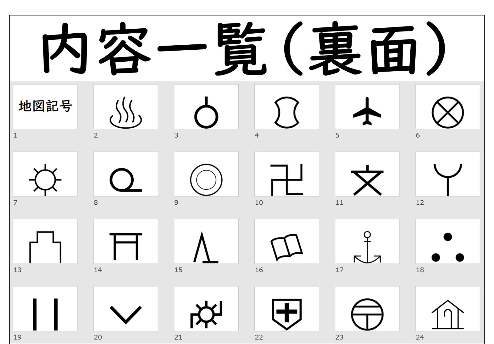 【地図記号・日本の領土 】正進社フラッシュカードセット 地図記号フラッシュカード23種 - メルカリ