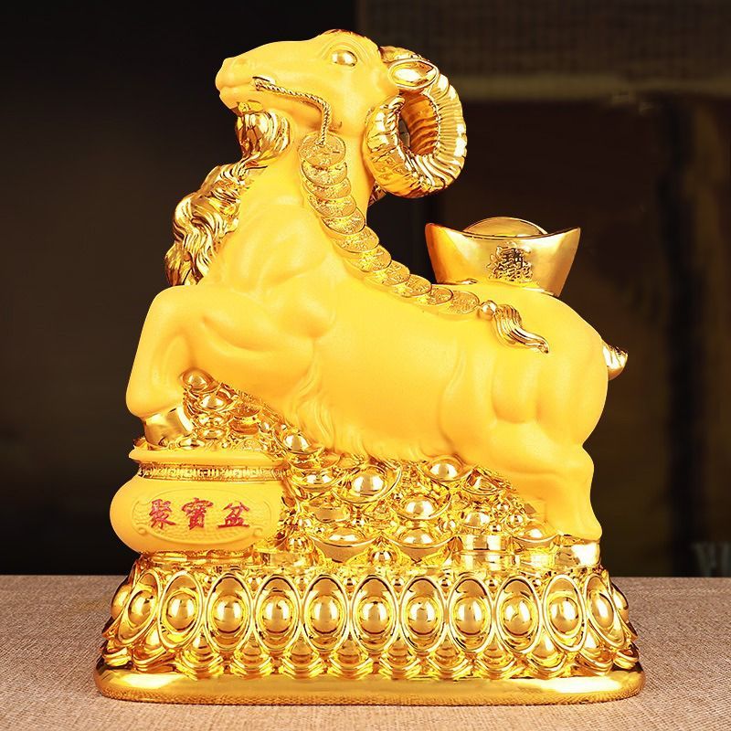 羊 ひつじ 元宝 貯金箱 金色 ゴールド 黄金 置物 オブジェ 開運 厄除け 羊 ひつじ 元宝 貯金箱 金色 ゴールド 黄金 置物 オブジェ 開運 厄除け