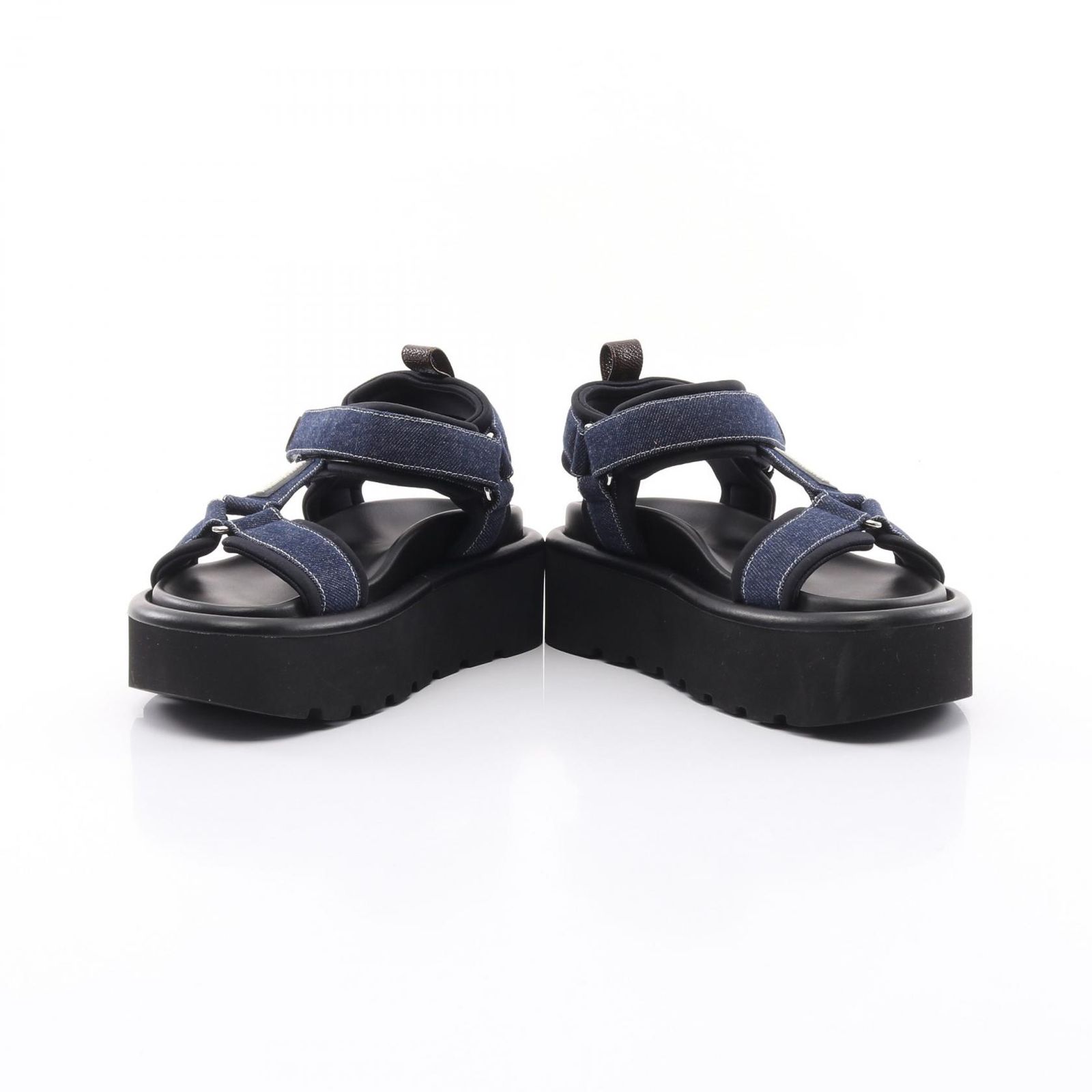 ルイ・ヴィトン LOUIS VUITTON サンダル プールピローライン デニム