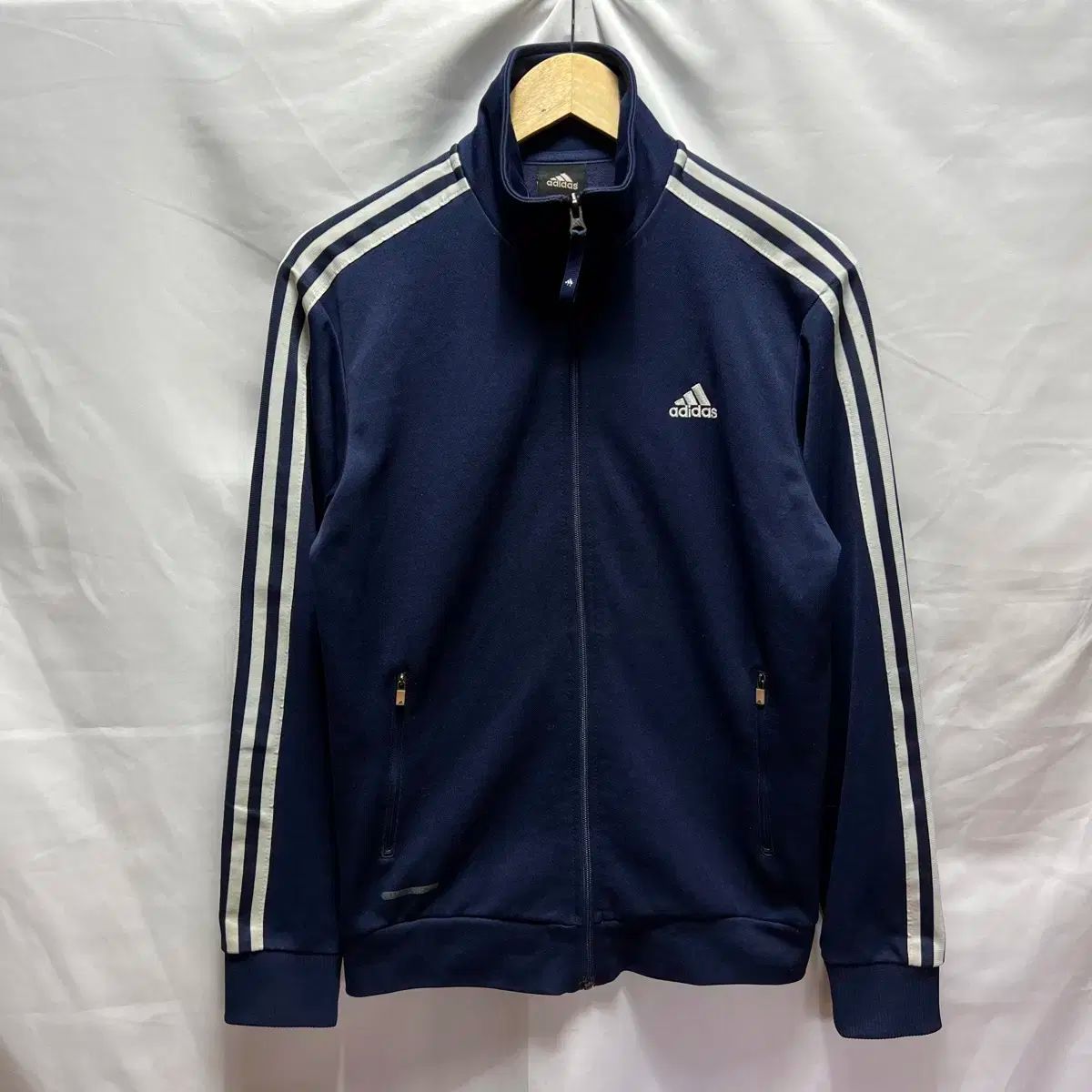 純正品/ 95 adidas(アディダス) 3本線 ネイビー トラックトップス ジャージ ヨーロッパ