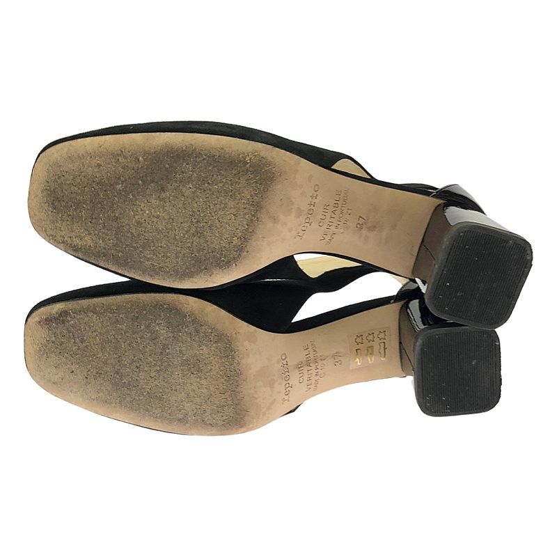repetto / レペット | エナメル ストラップ ヒール パンプス repetto / レペット | エナメル ストラップ ヒール パンプス