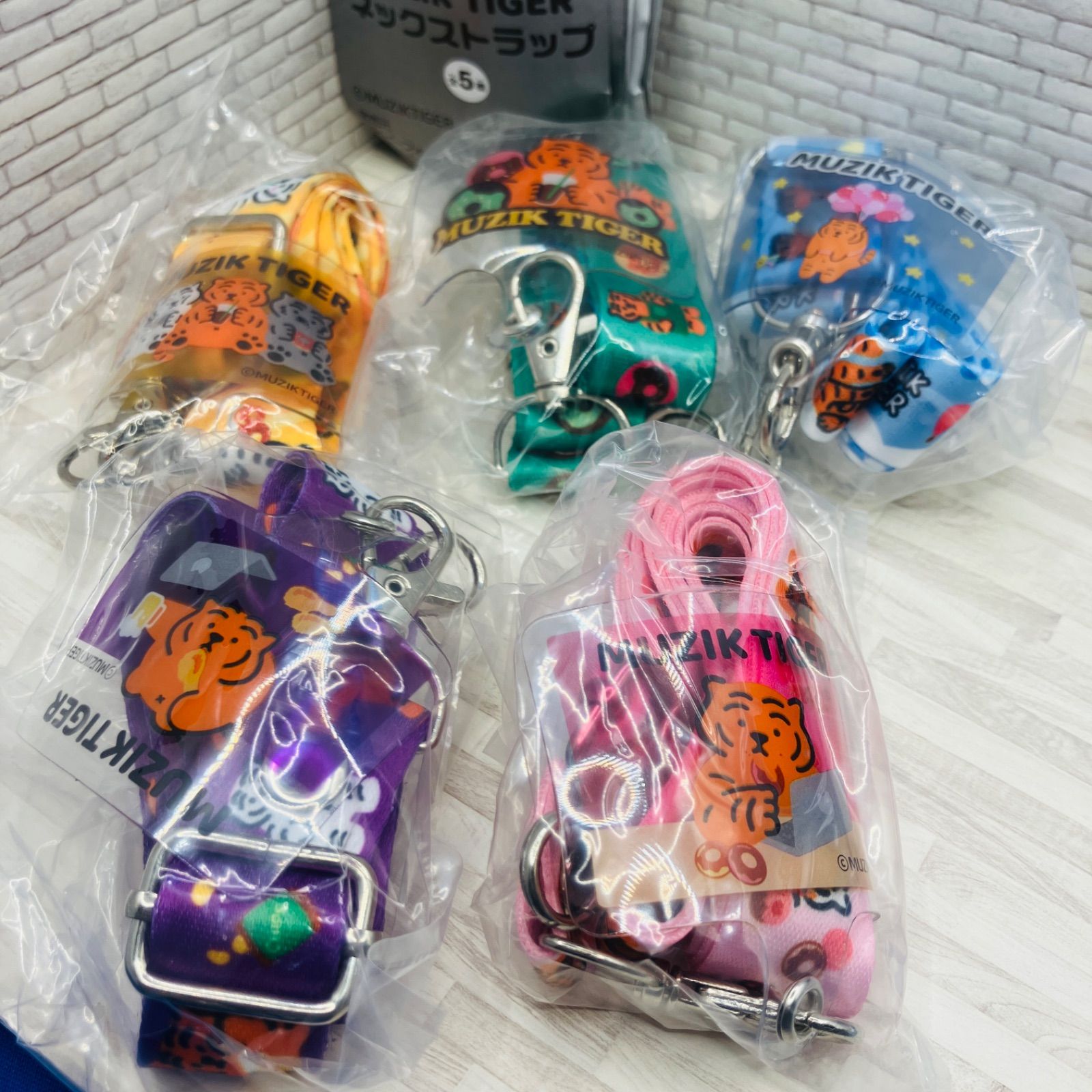 Y支店】ムジークタイガー ネックストラップ 全5種 コンプリート