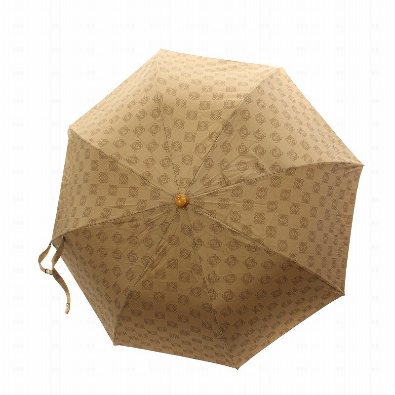 ロエベ　折り畳み傘 LOEWE ロエベ 傘 レイングッズ アンブレラ 希少 レア ロゴ
