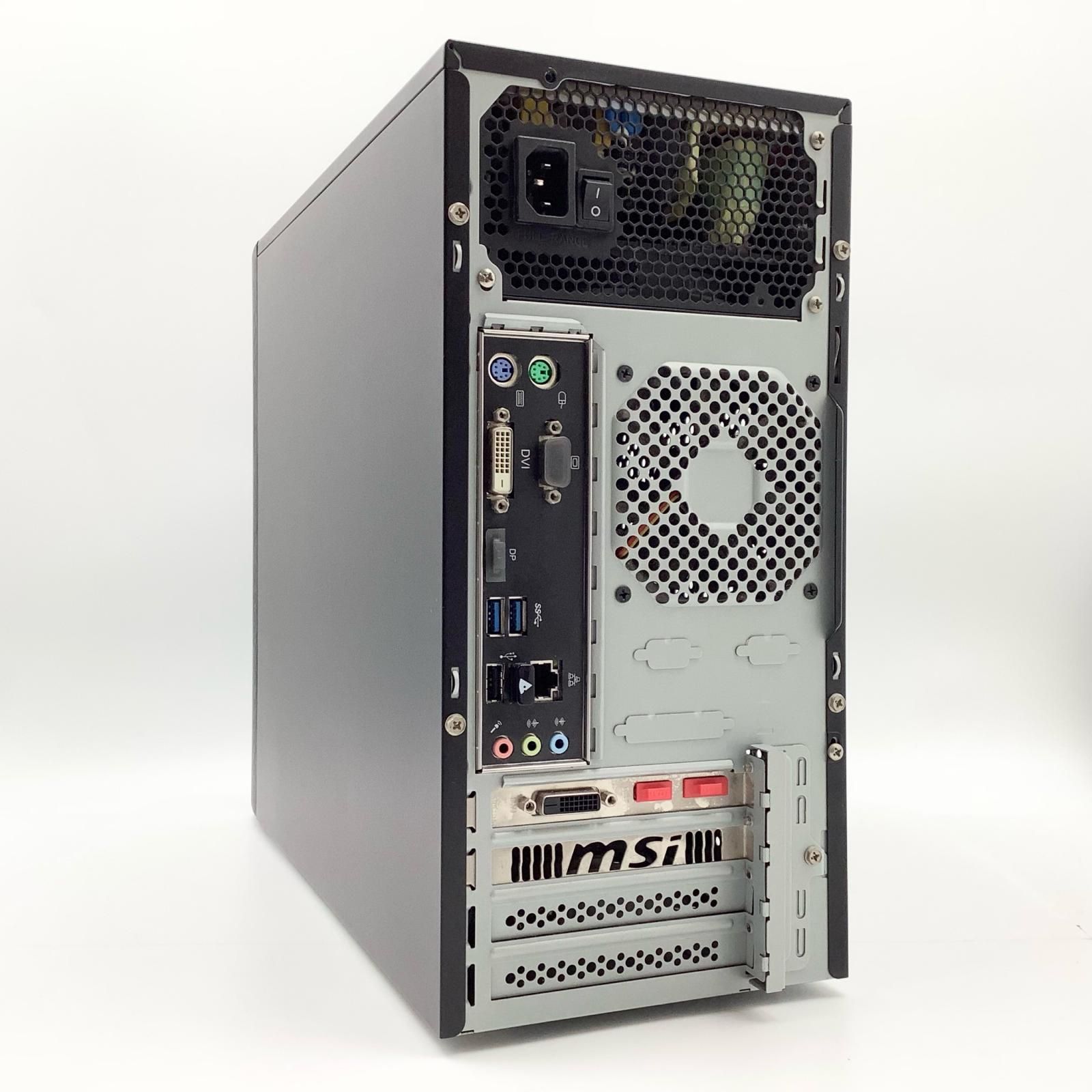 ゲーミングPC 【i7-7700/16GB/GTX1050/SSD+HDD】 自作ゲーミングPC i7 