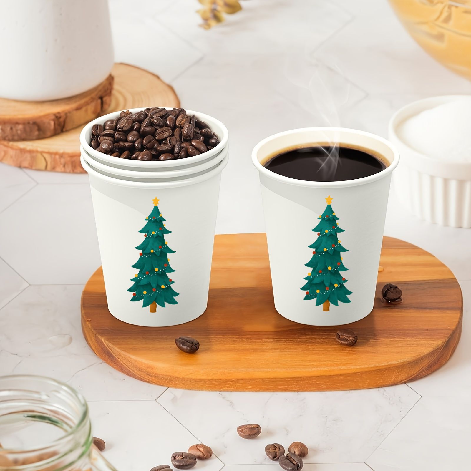 カスタマイズ な使い捨てコーヒーカップ 多目的のホットカップ 無塗装の紙製品