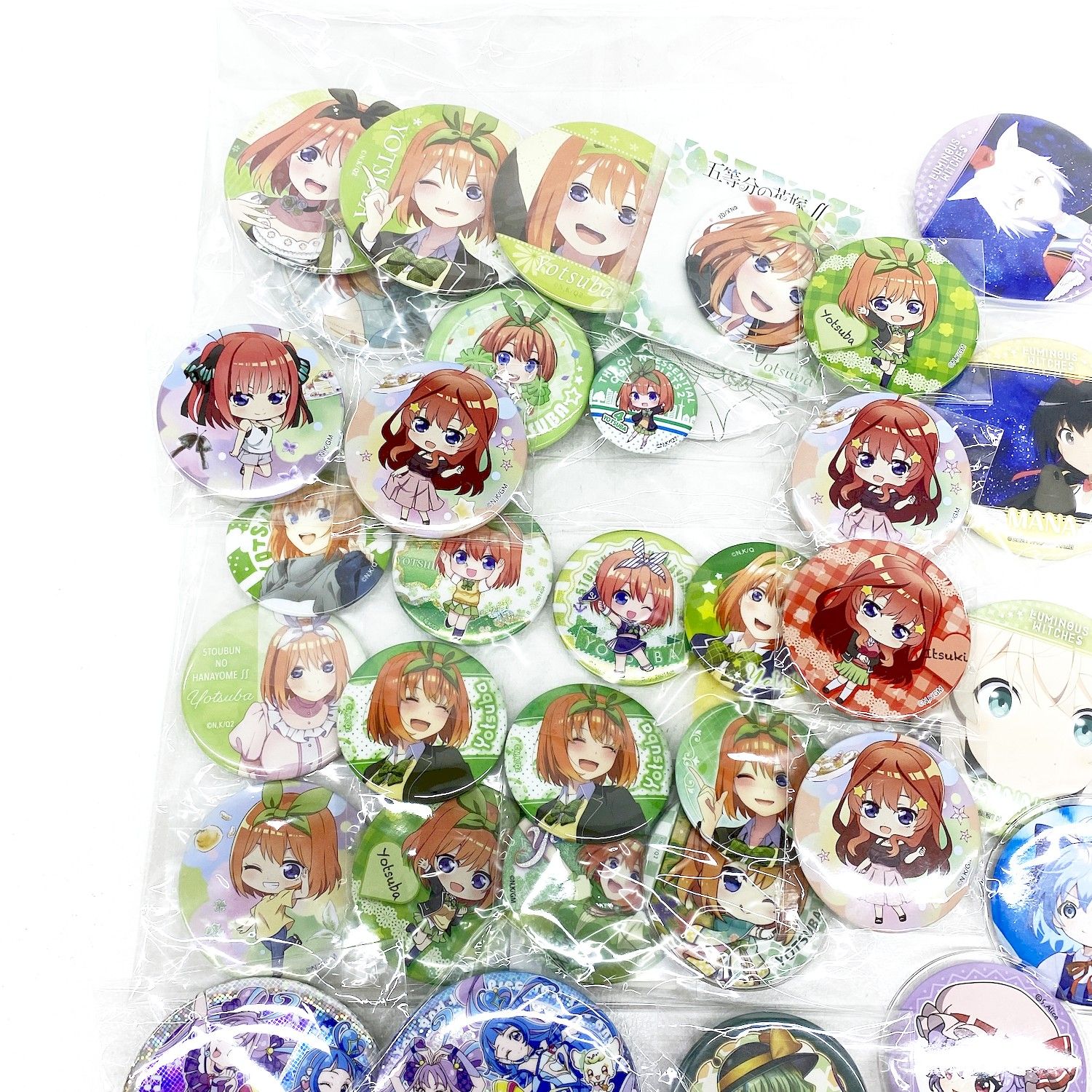 【★加古川物流】中古品 美少女系 缶バッジ 五等分の花嫁 二乃 四葉 五月 ウマ娘 東方 霊夢 レミリア・スカーレット チルノプロセカ 日野森雫 青柳冬弥 MEIKO リン アイドルプリキュア 等 まとめ 【721】 ☆加古川物流】中古品 美少女系 缶バッジ 五等分の花嫁 二乃