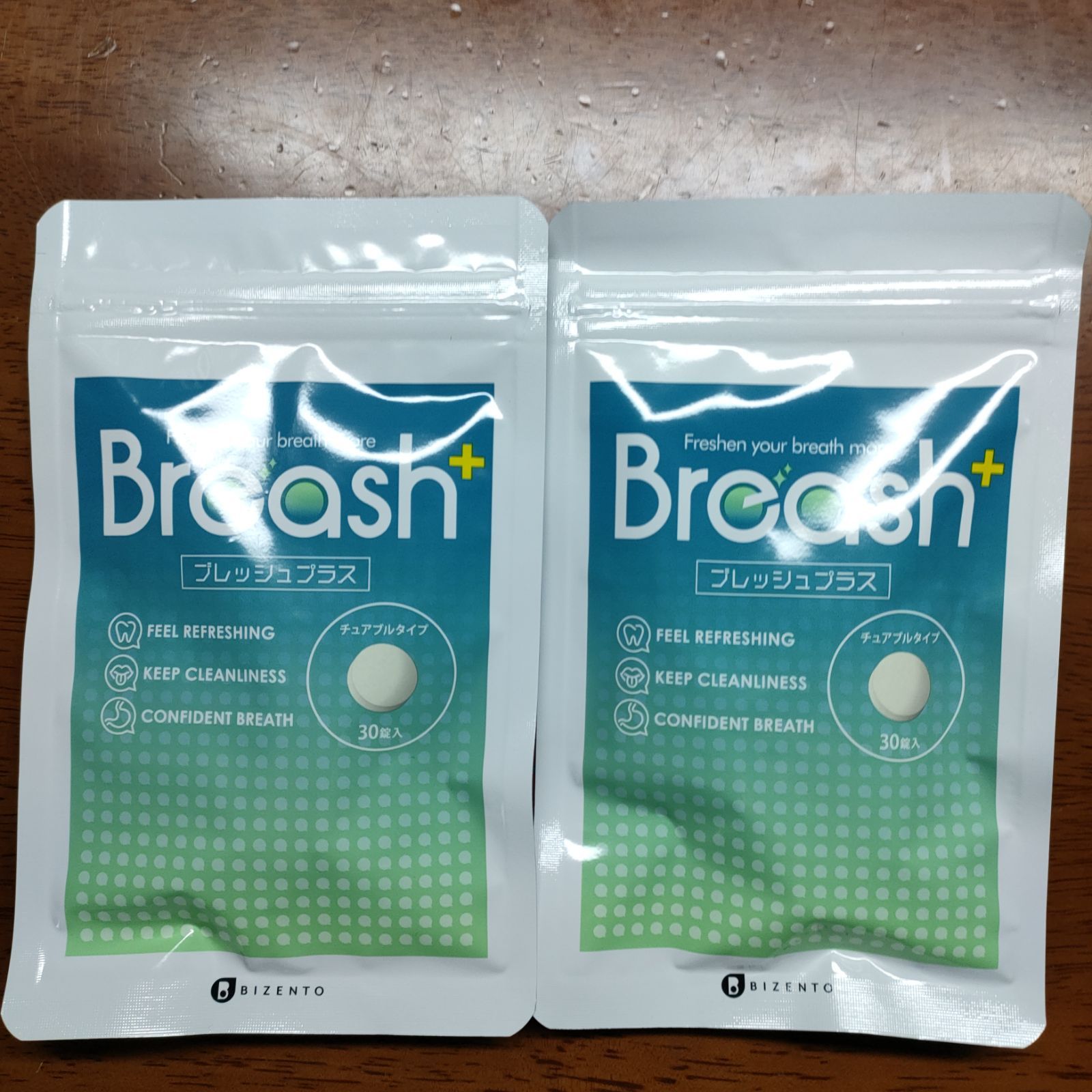 人気爆買いBIZENTO Breash+ 30錠×4袋 口臭防止/エチケット用品