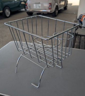 ローバーミニ バスケットドリンクホルダー メッキ