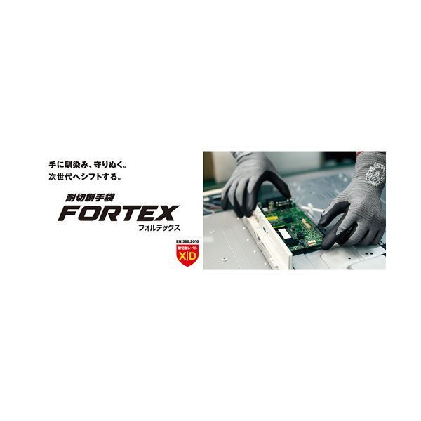 ショーワグローブ XC 810 フォルテックスニトリルパーム手袋 L グレー 60双 使い捨て手袋 使いきり手袋