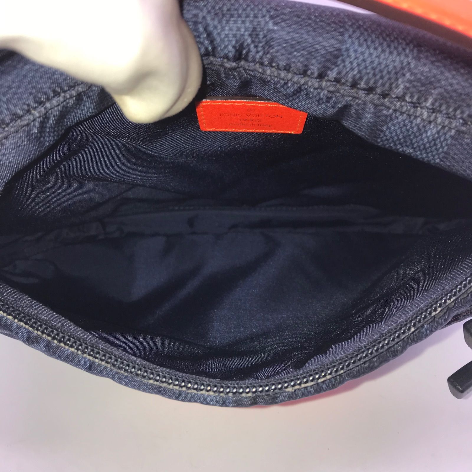 ルイヴィトン ダミエ チャレンジ ボディバッグ バムバッグ ウエスト  