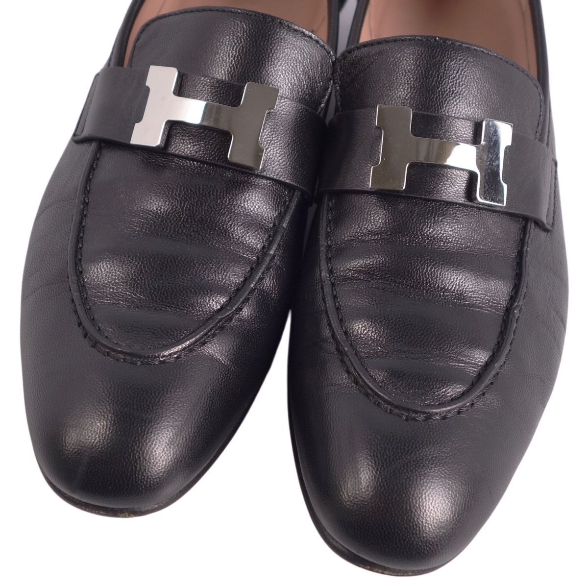未使用級✨HERMES エルメス モカシン パリ ローファー サイズ36 1/2 HERMES - HERMES(エルメス) ローファー 36 1/2 レディース美品