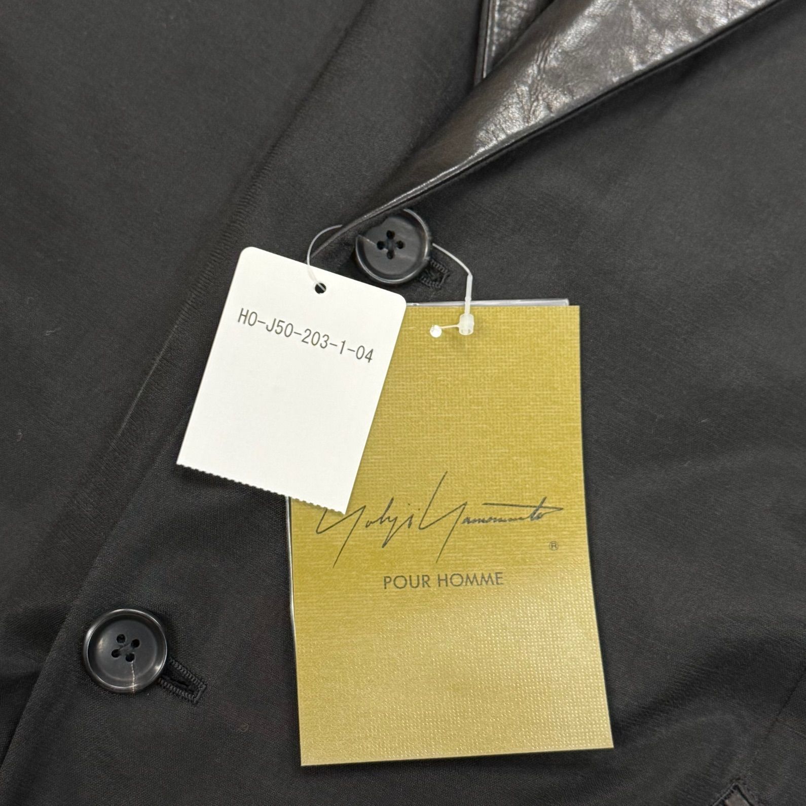 参考上代268400円 未使用品 Yohji Yamamoto 24AW LEATHER COLLAR