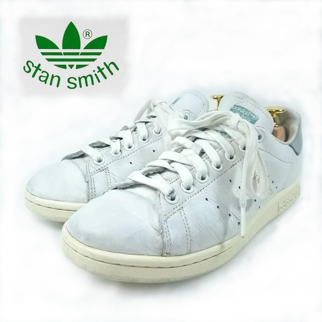 adidas スタンスミス S80025 24cm ライトブルー ホワイト アディダス