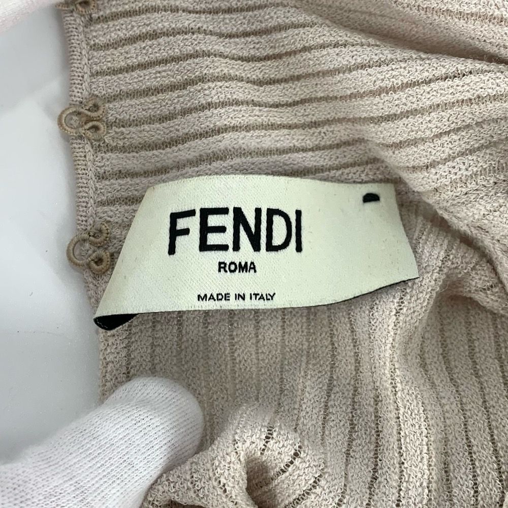 フェンディ トップス レディース リブ編み ハイネック 春 夏 服 FENDI