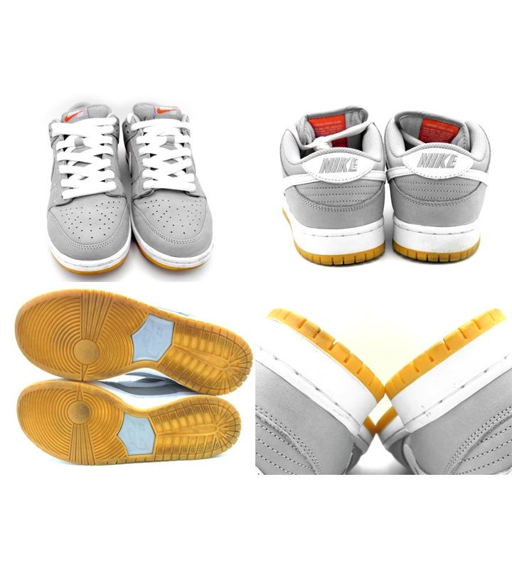 ナイキ NIKE 【 SB DUNK LOW ORANGE LABEL Grey Gum DV5464 001 】 SB ダンク ロー オレンジ ラベル グレー ガム スニーカー　34492