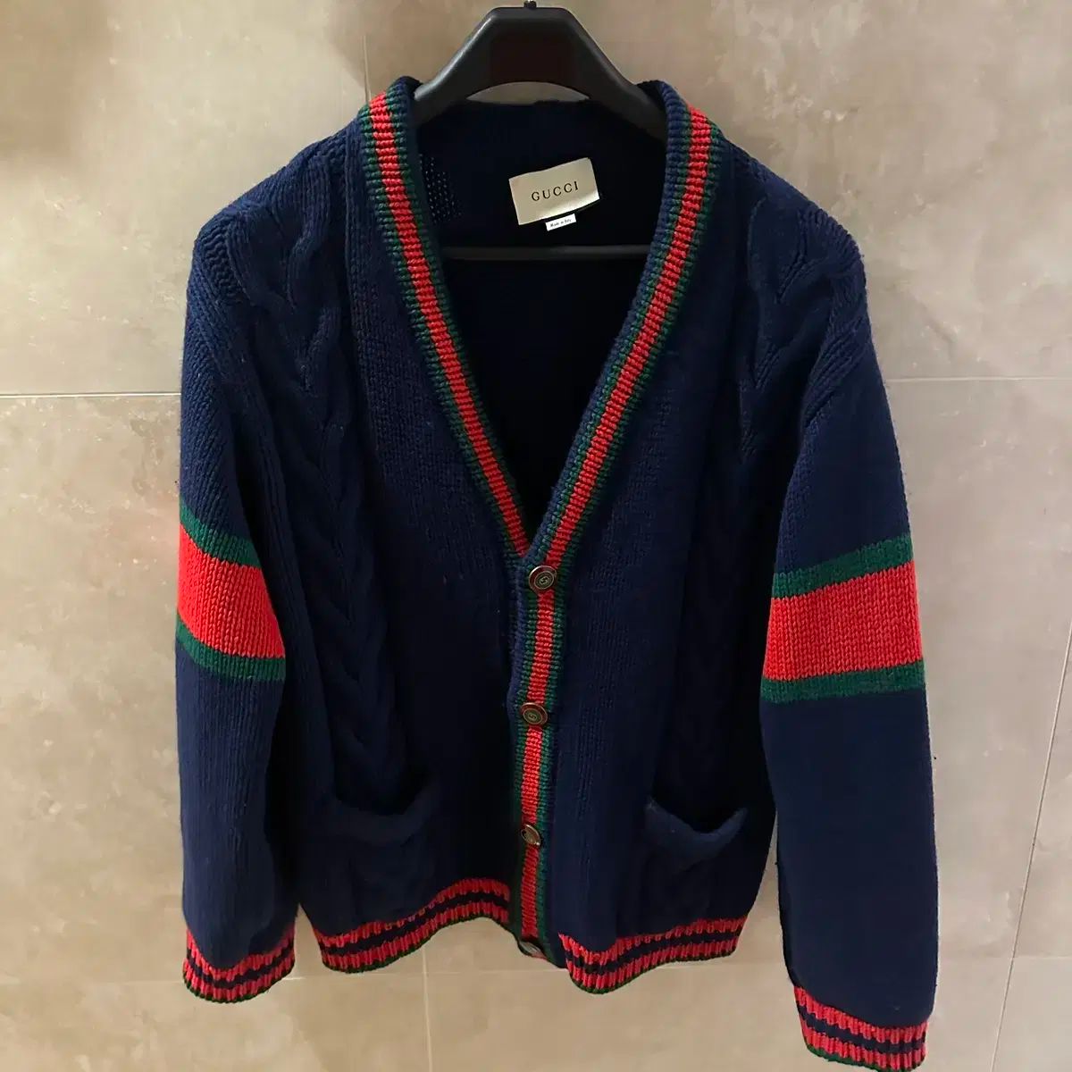 【雷市場（ポンジャン）商品韓国直送】Ssize GUCCI(グッチ) ウェブ カーディガン