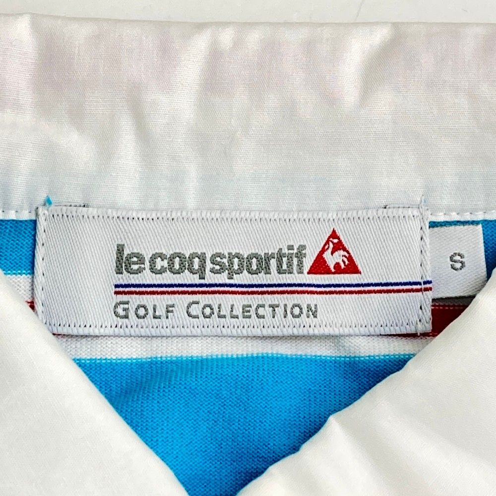 サイズ：S LECOQ GOLF ルコックゴルフ 半袖 ポロシャツ ボーダー