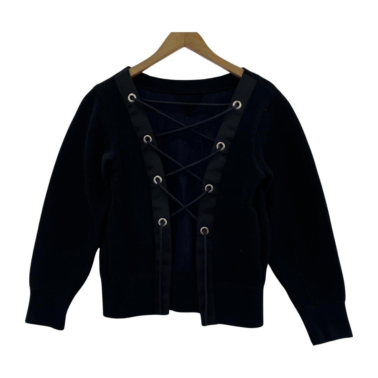 Sacai Corset-Laced Sweater 1 17-03166