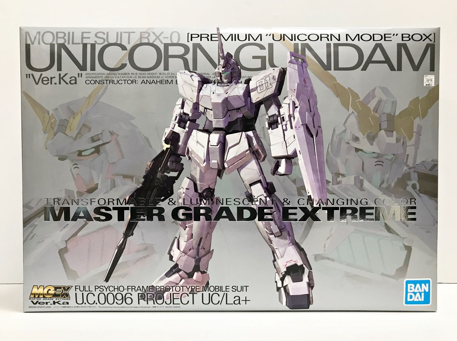 34. 未組立 1|100 MGEX RX-0 ユニコーンガンダム Ver.Ka ユニコーンモード ボックス 機動戦士ガンダムUC