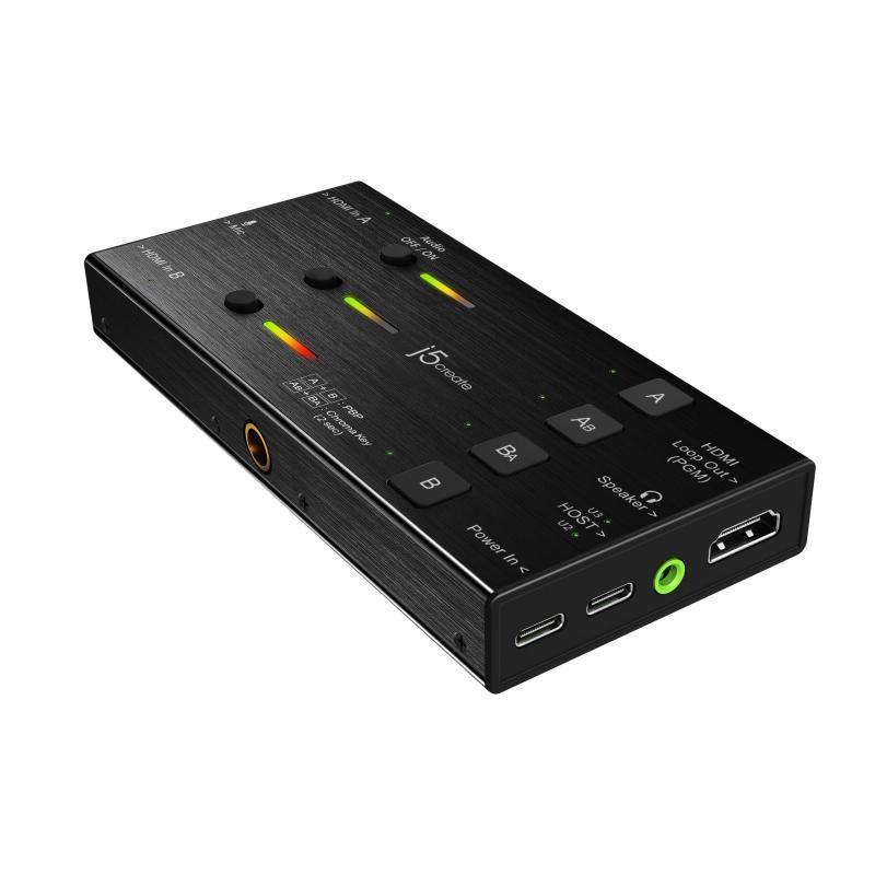 j5 create JVA06 デュアルHDMI 4Kパススルーキャプチャボード