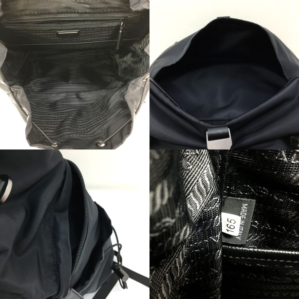 美品 PRADA プラダ 2VZ079 Re-Nylon リュックサック バック
