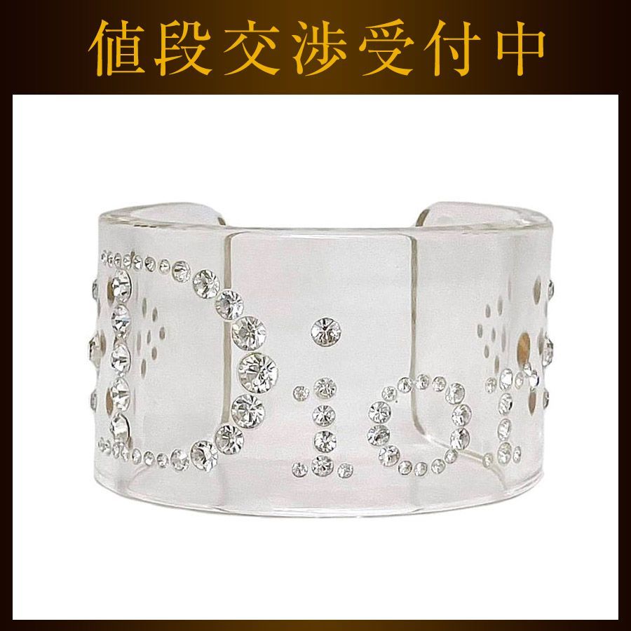 クリスチャン ディオール バングル クリア クリア 美品