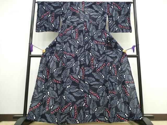 平和屋着物∴夏物 男性 浴衣 有松鳴海絞り 三浦絞り 綿 逸品 CAAW0839ng