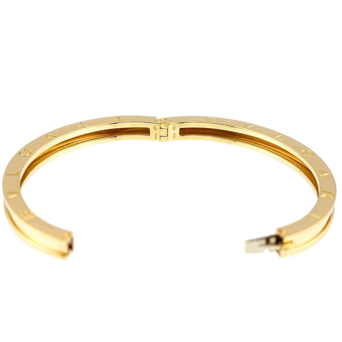 ブルガリ BVLGARI ビーゼロワン バングル 19cm 54.1g K18 YG