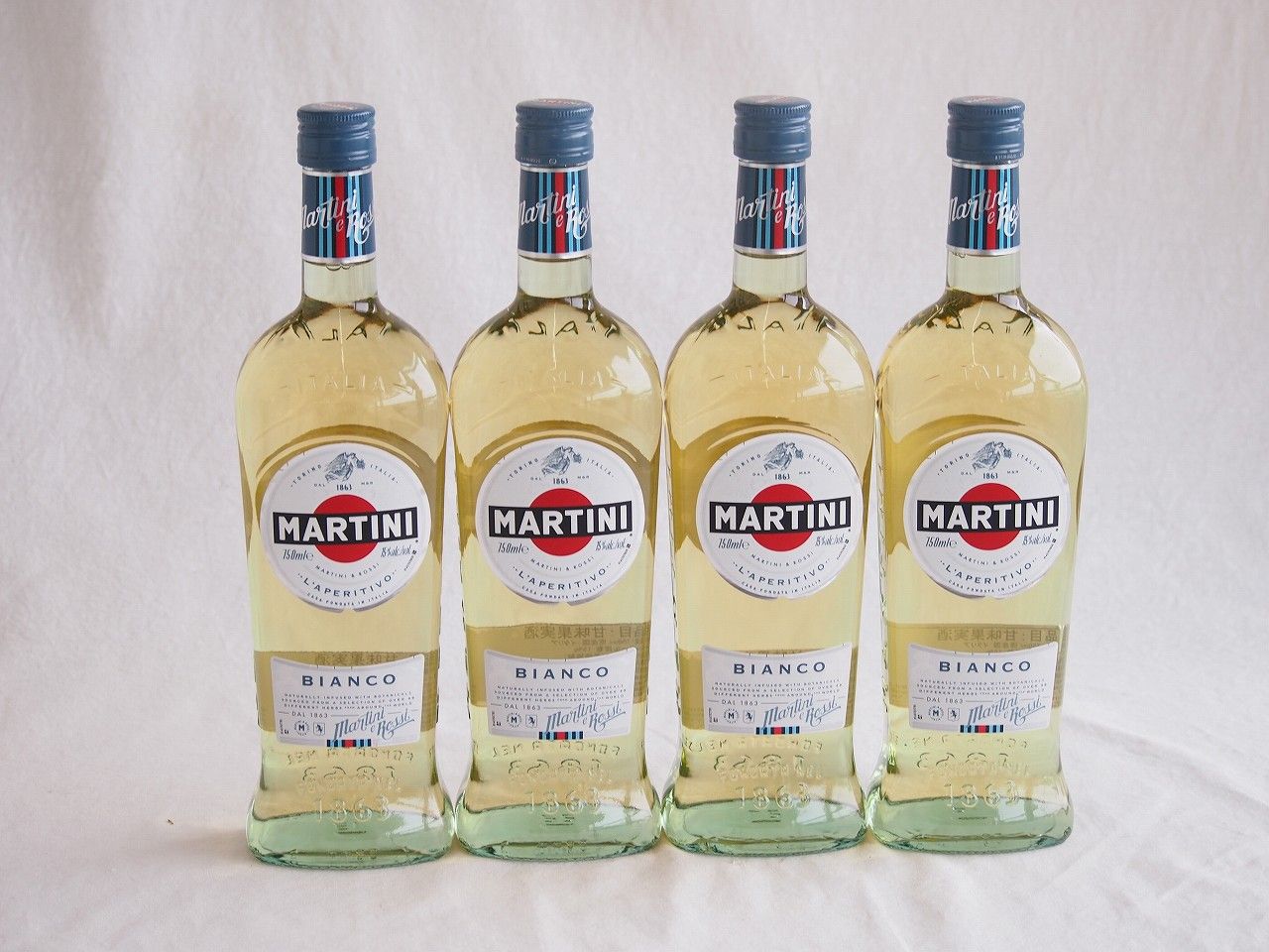 4本セット(マルティーニ ビアンコ イタリア白ワイン 甘口) 750ml