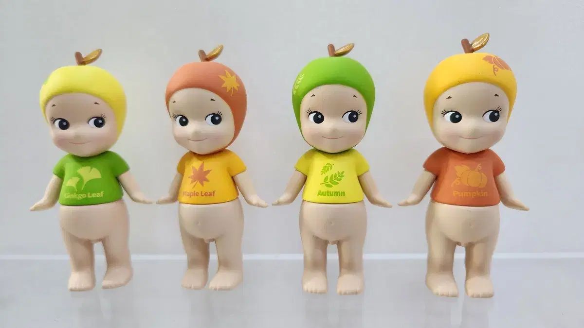 SONNY ANGE 収穫 オータムシリーズ リンゴ 4 犬セット