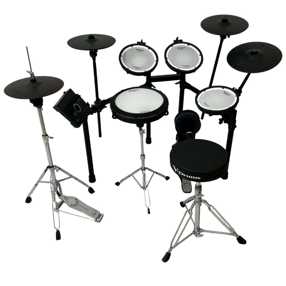 Roland TD-17KVX V-Drums 電子ドラム 椅子付き 打楽器 ローランド チューニングキー無し Y10084046