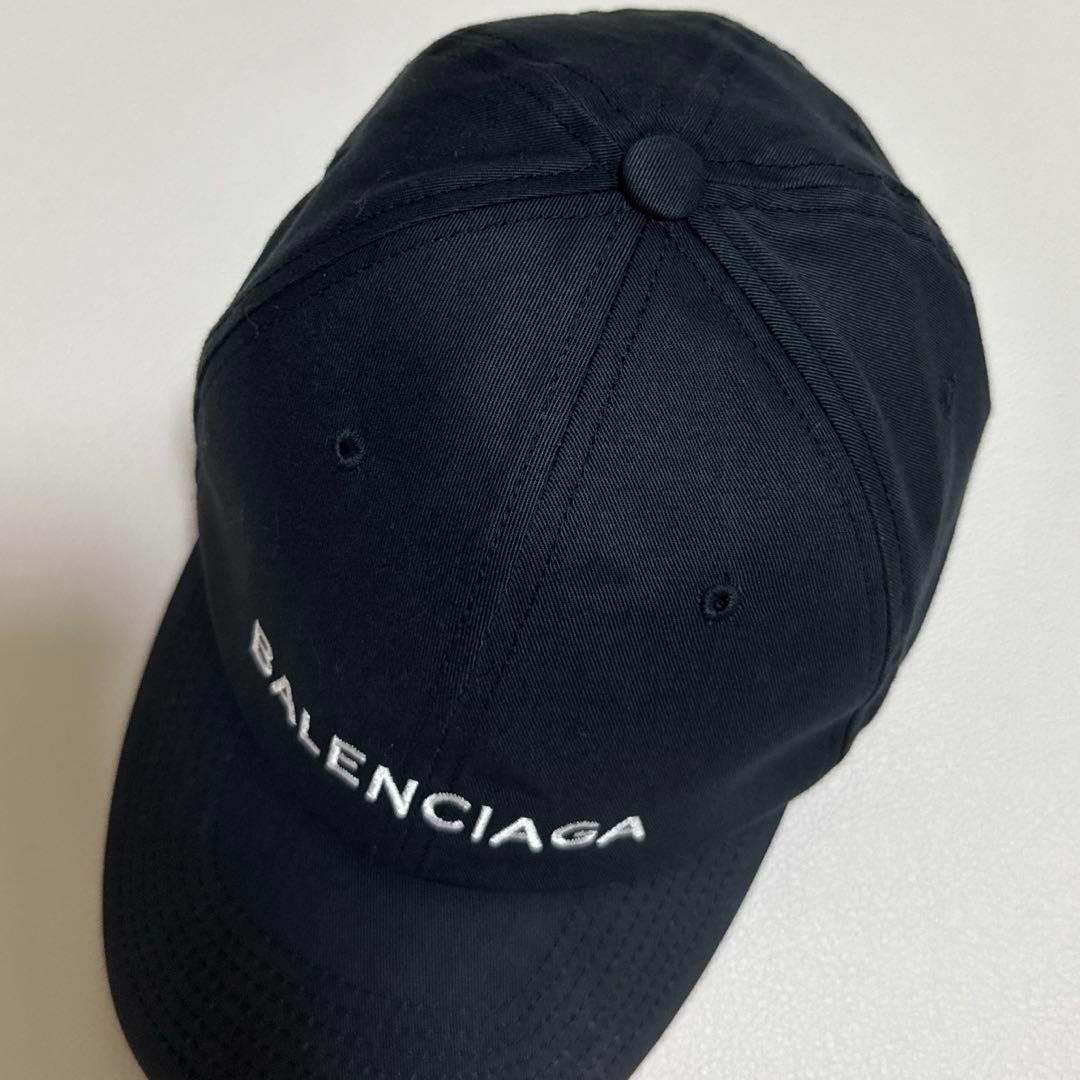 BALENCIAGA バレンシアガ　帽子 Lサイズ BALENCIAGA バレンシアガ 22AW HAT NOTCH LOGO VISOR ロゴ刺繍
