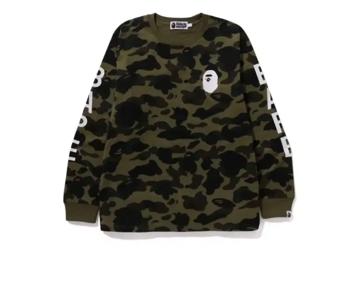 A BATHING APE(アベイシングエイプ) 1st カモフラ 長袖 ロングスリーブ