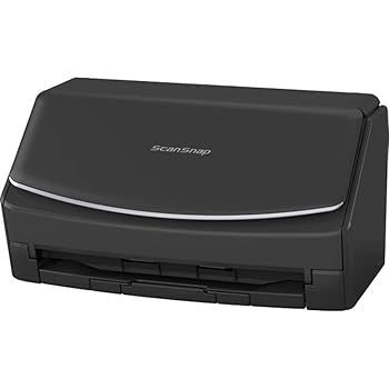 富士通 PFU ドキュメントスキャナー ScanSnap iX1500 ブラック 両面読取|ADF|4.3インチタッチパネル|Wi-Fi対応 FI-IX1500BK