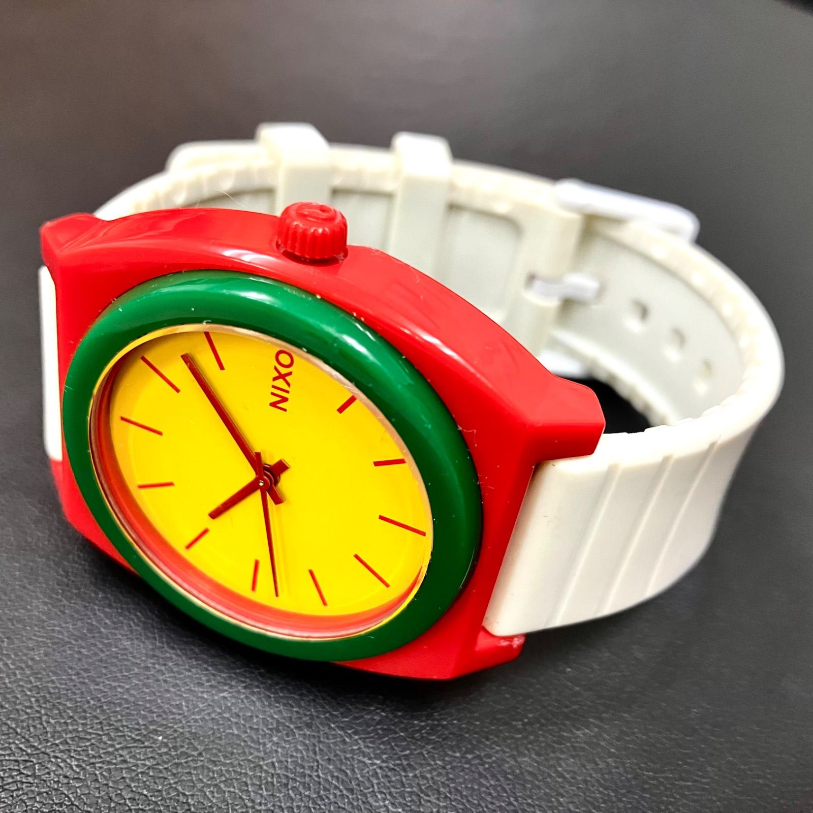 希少カラー】NIXON THE PLAYER グリーンイエロー 腕時計