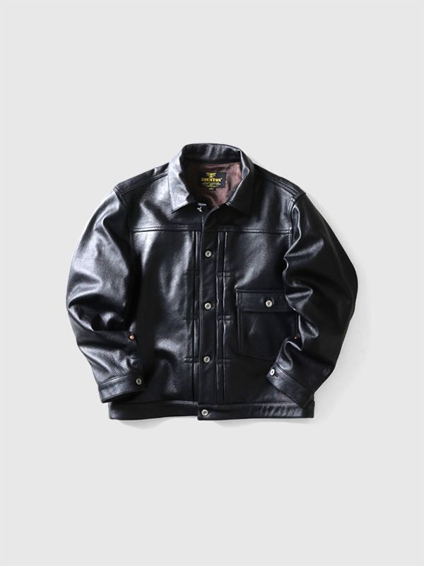 09M231◯BERNARDO 本革 ピッグスエード レザージャケット