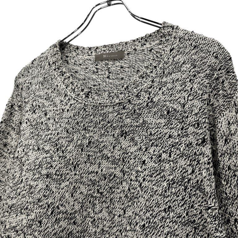 Y's for men レーヨンアクリルコットンクルーネックネップニット Y's for men レーヨンアクリルコットンクルーネックネップニット