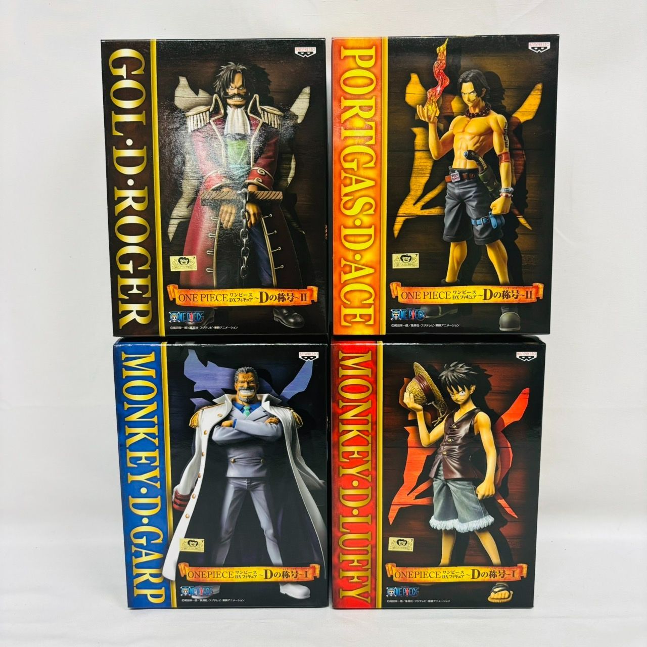 未開封】 ワンピース DX フィギュア Dの称号 4体 まとめ セット