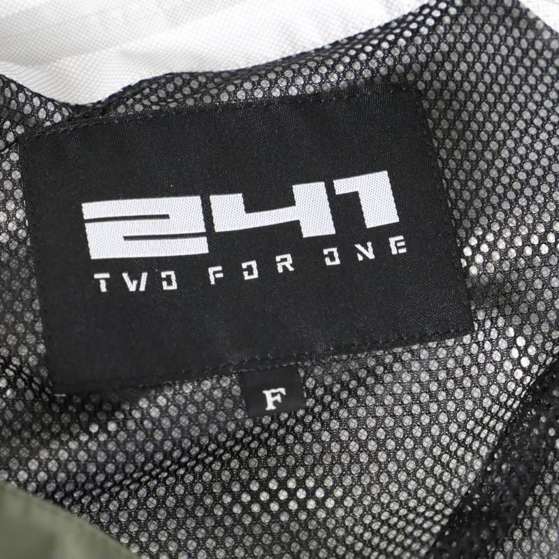 新品 241 トゥーフォーワン エリア241 ポンチョレインコート TWO FOR