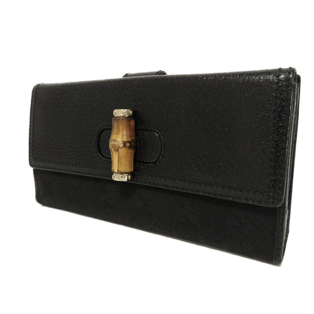 グッチ GGパターン バンブー 長財布 GUCCI グッチ バンブー ターンロック コンチネンタルウォレット ロング