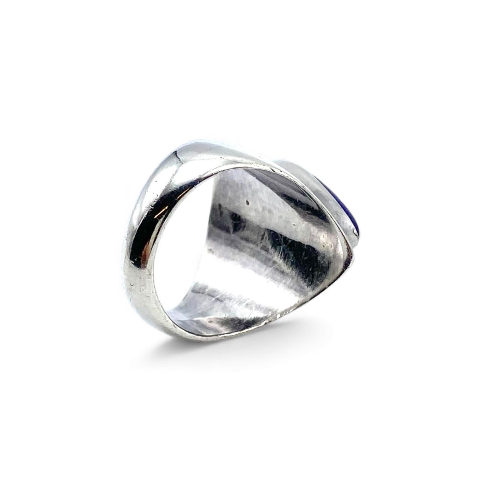 真実の石】ラピスラズリ Silver 925 刻印 90s Vintage Ring シルバー 
