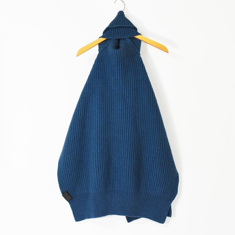 【ABランク】RAF SIMONS ラフ シモンズ SINGLE PANEL PATCH TURTLENECK シングルパネル パッチ タートルネック  ニット ターコイズ 中古