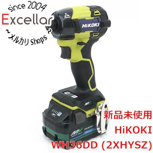 bn 8 HiKOKI 36V コードレスインパクトドライバ WH36DD 2XHYSZ スパイダーイエロー