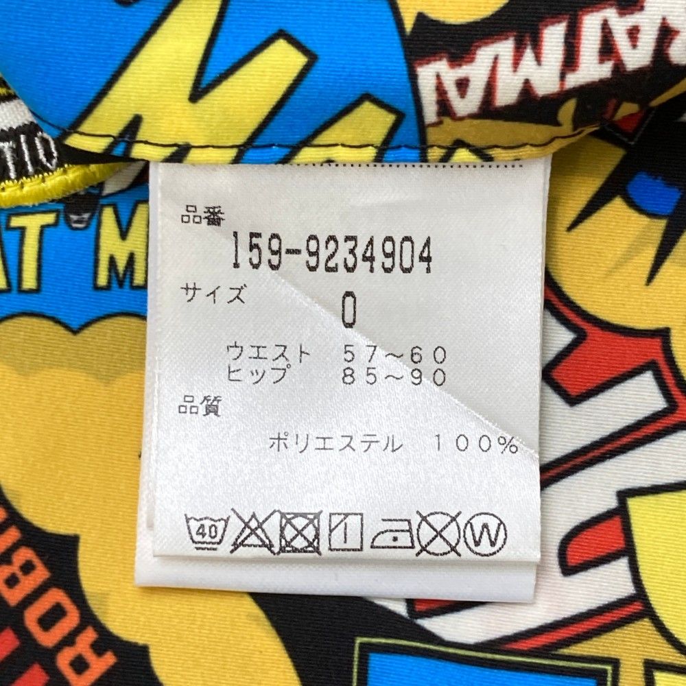 サイズ：1 MASTER BUNNY EDITION マスターバニーエディション ×BATMAN スカート BATMAN総柄 イエロー系 [240101479087] ゴルフウェア レディース ストスト MASTER BUNNY EDITION マスターバニーエディション ×BATMAN